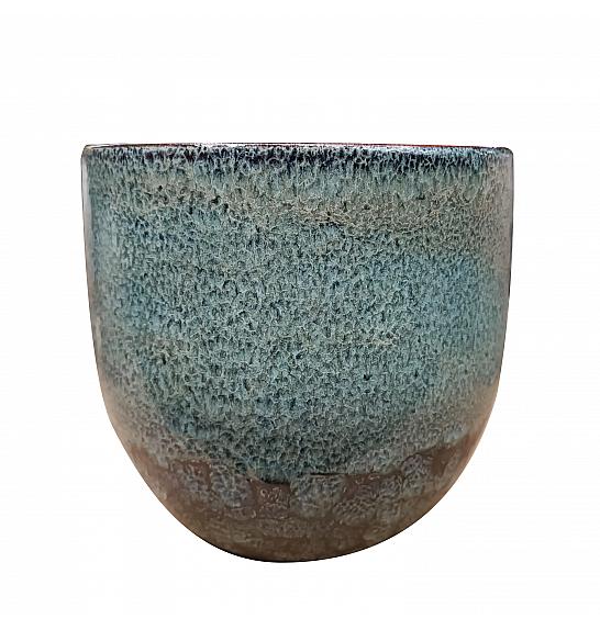 Lonec keramični Cotto Azul moder 20 cm