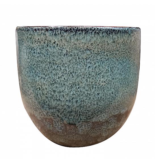 Lonec keramični Cotto Azul moder 28 cm