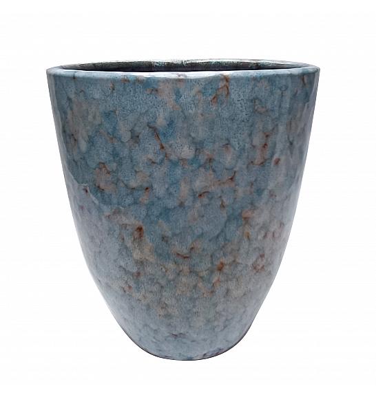 Lonec keramični Tacoma moder 40 cm