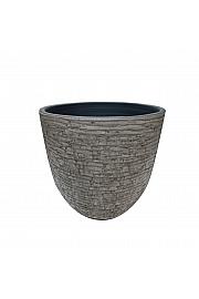 Lonec keramični Cotto Bella siv 22 cm