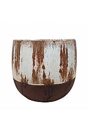 Lonec keramični Cotto Pico krem 15 cm