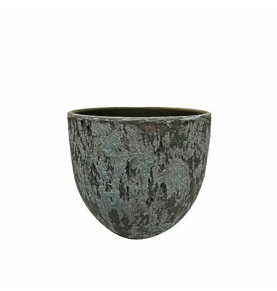 Lonec keramični Cotto Biose zelen 13 cm