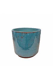 Lonec keramični Cotto Alafay moder 16 cm