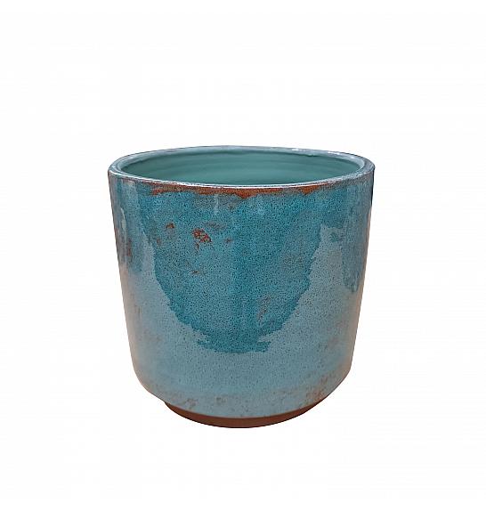 Lonec keramični Cotto Alafay moder 16 cm