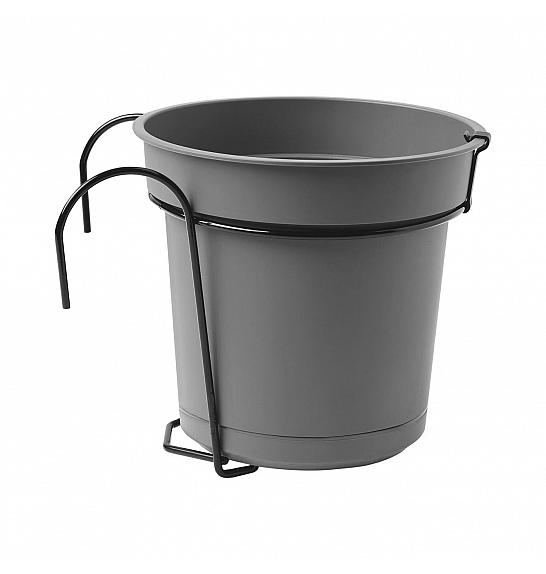 Lonec KIT BALCONE HYDRAL  Ø27 H22,5 ; FOG GREY ; Elements