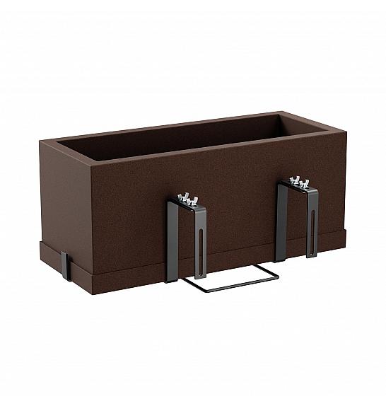 Korito SCHIO CASSA  L100 H40 ; BRONZO ; Essential