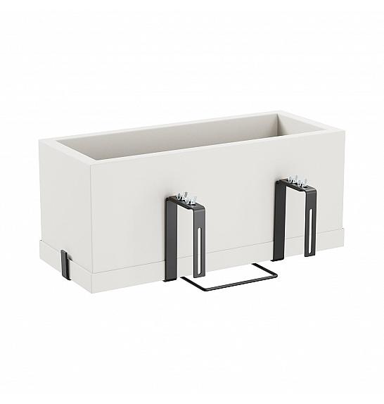 Korito SCHIO CASSA  L79 H30 ; BIANCO ; Essential