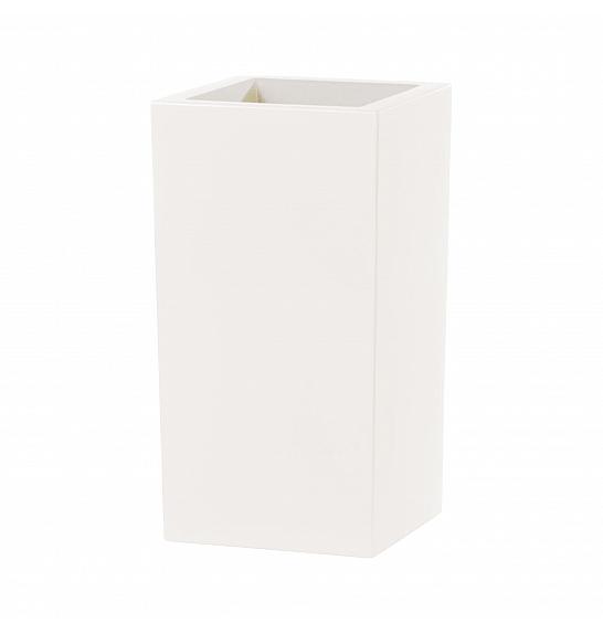 Lonec SCHIO CUBO ALTO  Ø41 H79,5 ; BIANCO ; Essential