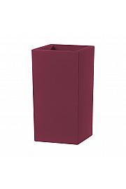 Lonec SCHIO CUBO ALTO  Ø41 H79,5 ; BURGUNDY ; Essential