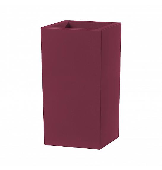 Lonec SCHIO CUBO ALTO  Ø41 H79,5 ; BURGUNDY ; Essential