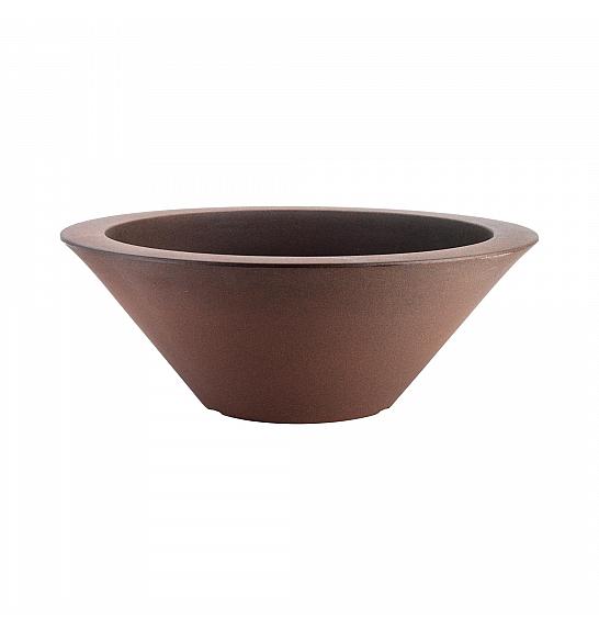 Korito SCHIO CIOTOLA  Ø59 H22 ; BRONZO ; Chic