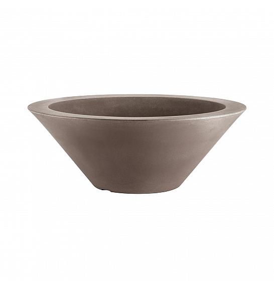 Korito SCHIO CIOTOLA  Ø99,5 H37 ; CAPPUCCINO ; Chic