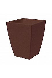 Lonec QUADRO VENETO  Ø33 H41 ; BRONZO ; Bold