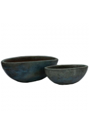 Oval Antik Sand Modro/Zelena;41x21H15;5102630