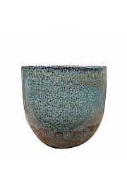 Lonec keramični Cotto Azul moder 16 cm