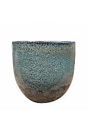 Lonec keramični Cotto Azul moder 20 cm