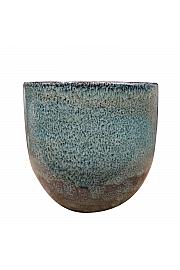 Lonec keramični Cotto Azul moder 24 cm