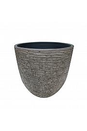 Lonec keramični Cotto Bella siv 26 cm