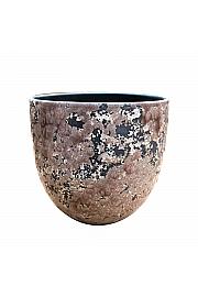 Lonec keramični Cotto Cally siv 20 cm