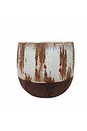 Lonec keramični Cotto Pico krem 13 cm