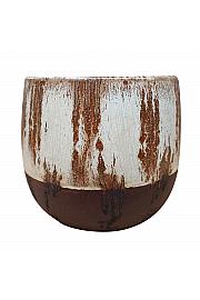 Lonec keramični Cotto Pico krem 21 cm