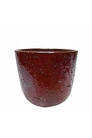 Lonec keramični Coral bordo glaziran 20 cm